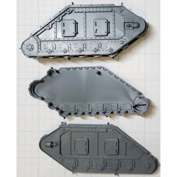 30k Solar Auxilia Bits Horus Heresy Leman Russ Striker Tank Sides & Tracks Set - Picture 3 of 3